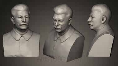 Busts and bas-reliefs of famous people (BUSTC_0256) 3D model for CNC machine